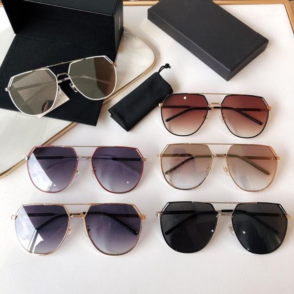 

brand designer women's sungalsses classic pilot women sunglasses vintage metal eyeglasses fashion mirror women's glasses, White;black