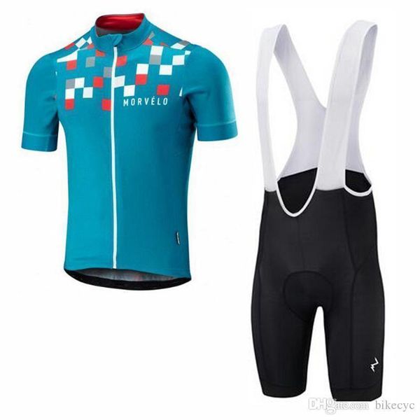 

2020 morvelo team cycling short sleeves jersey (bib )shorts sets 2020 summer new gel padded mtb sport quick dry ropa ciclismo c1709, Gray