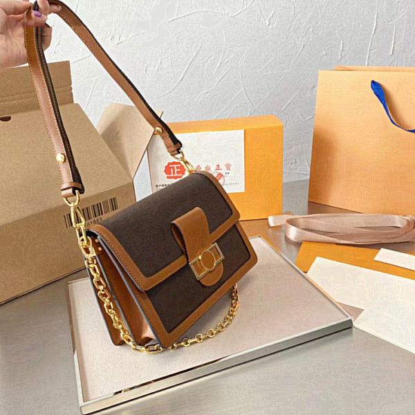 

25 cm classic luxurys one-shoulder bags designer handbags fashion cross body bags wallet totes all leather two chains fashion brands