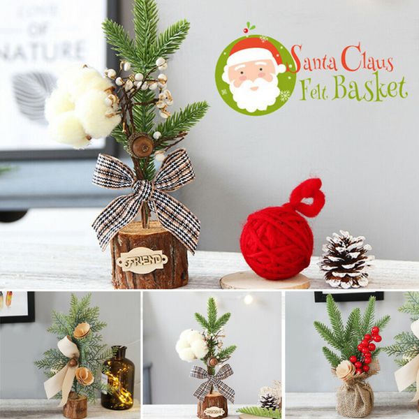 

table 25cm mini christmas diy ornaments party xmas tree desk holiday decoration new year gift home decoration accessories