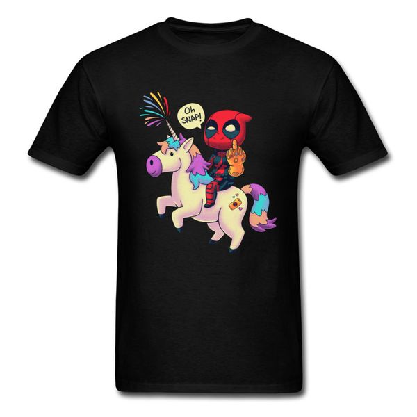 

sport deadpool unicorn rainbow tshirts funny dead pool cartoon new t shirt for men fashion print new tees man