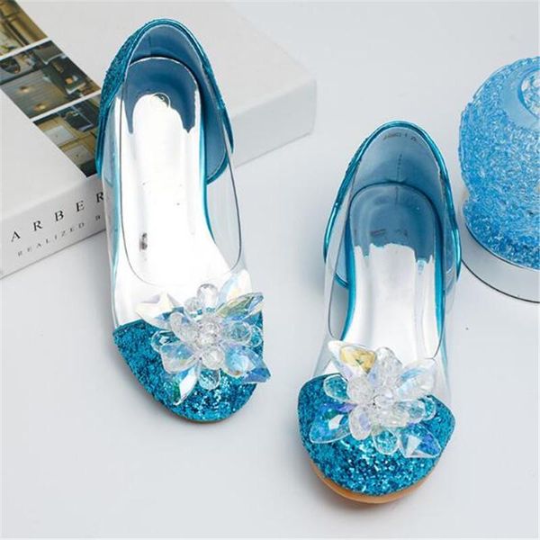 

new baby crystal shoes princess girls high heeled party shoes student dance dress shoes kids toddler children leather 02 wmtnuv xhlove, Black