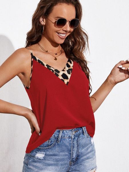 

graphic print cami z5zo#, White