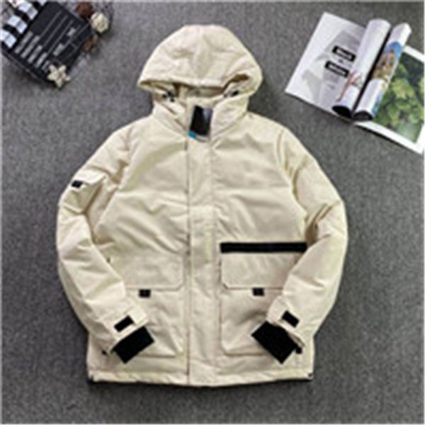 

mens womens jacket down with hooded coat windbreaker fashion jackets letter zippers and bust special style coats s-3xl, Black