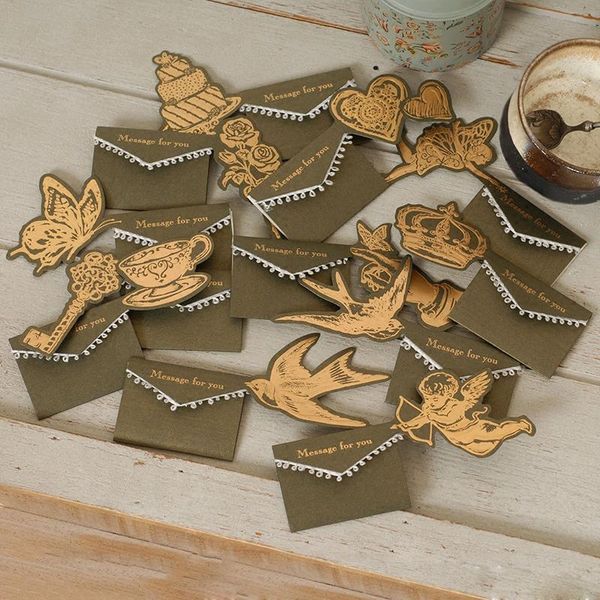 

36pcs mini card с конвертом ретро стиль оставить сообщение lucky love valentine christmas party приглашение письмо yxllbn xhlight