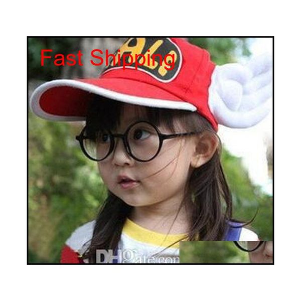 

glasses frame fashion girls eyeglasses sunglasses without lenses super light and lovely frame glasses muti-color wh qyloxx bdefashion, Black