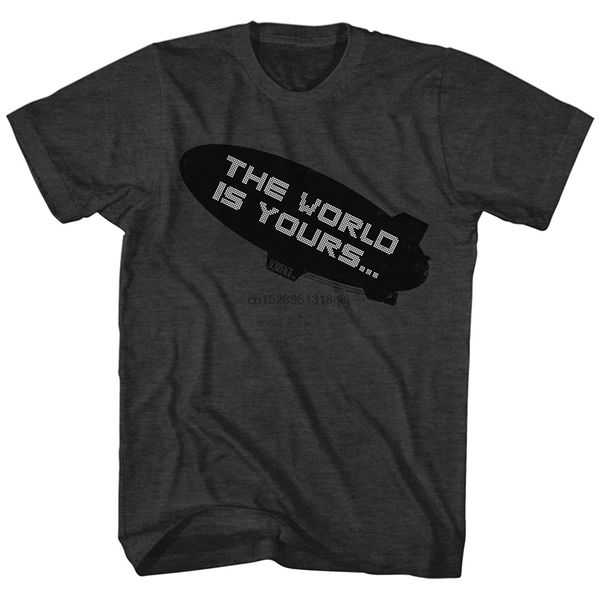 

the world is yours blimp al pacino tony montana t-shirt(1) sport hooded sweatshirt hoodie