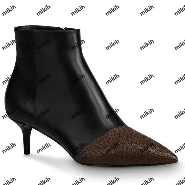 

fashion women's short boots european and american style design classic printing stitching ankle boots women's boots casual, Black