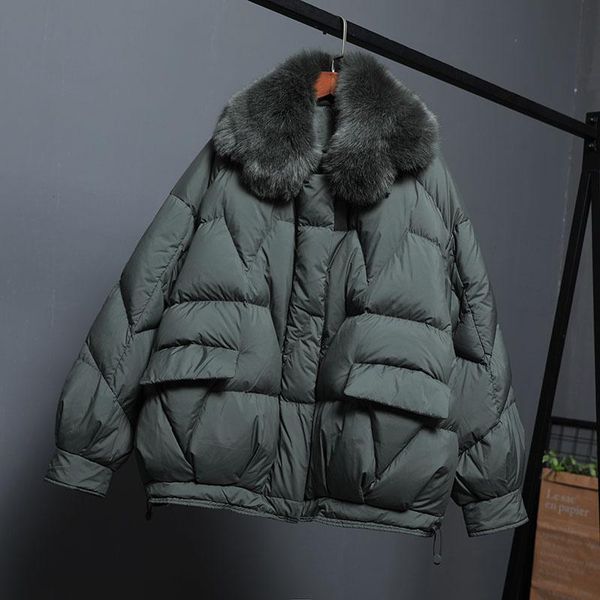 

women's down & parkas winter jacket female coat hooded women fur collar jackets and coats clothing chaqueta mujer wpy902, Black