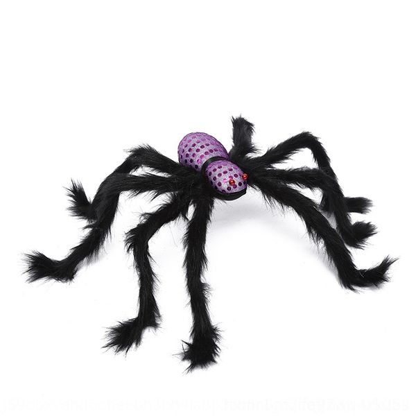 

sisrs halloween props super web spider sequins ebxif bar decoration spoof prop cotton trick sequins spider web plush