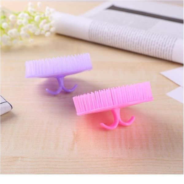 

1pc plastic head scalp massage comb shampoo scalp washing hair massager brush comb shower hair br bbyydl, Silver