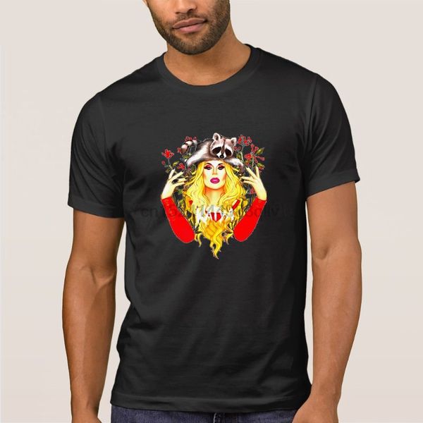 

топ разработанный tshirt мужчины человек смешные короткие рукава rupaul drag race катя замолодчикова парни одежда мужчины футболка спортивна