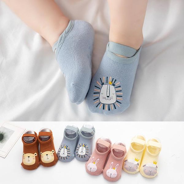 

socks 0-36m spring and autumn children's floor cartoon bandage short tube baby boys girls boat non-slip toddler, Pink;yellow