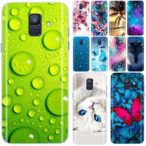 

silicone a 6 a600f soft silicon phone case for coque samsung galaxy a6 plus a605 a605f cases