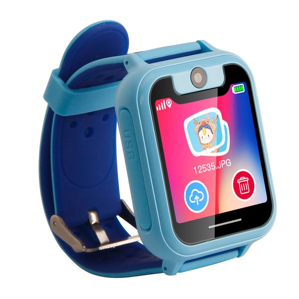 

s6 children smart watch gps cartoon kids watches baby call sos location tracker location camera game anti lost monitor smartwatch