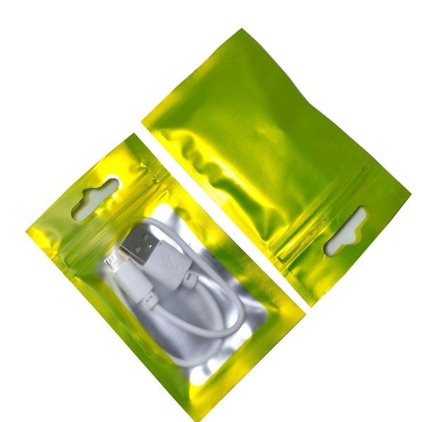 

200 шт. матовая зеленая алюминиевая фольга zip lock sundlies пакетная сумка с висящими отверстием mylar пластиковая пищевая розничная молния