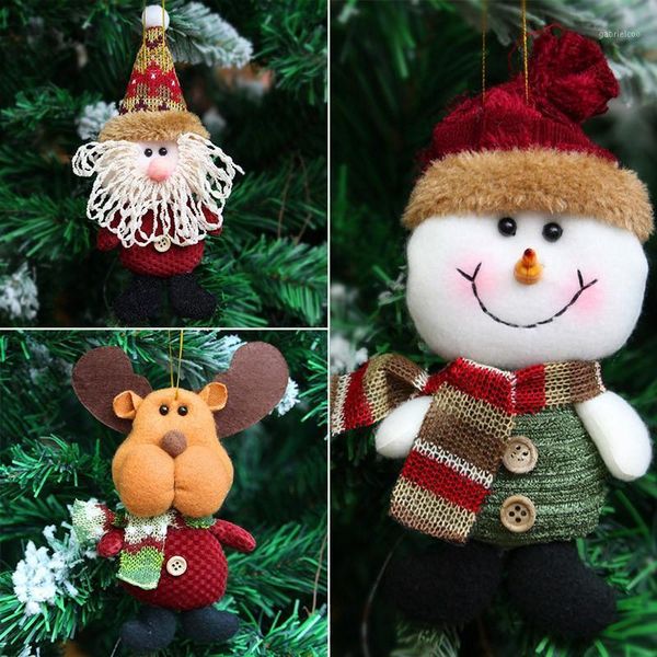 

retractable christmas santa claus/snowman dolls standing figurine christmas tree ornaments kids gifts toy decor1