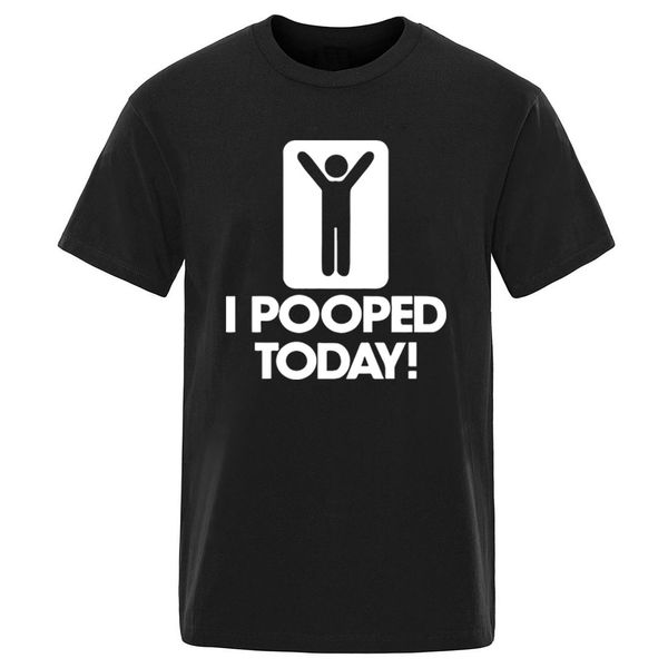 

mens i pooped today funny short sleeve male harajuku fashion spring summer casual streetwear homme hooded sweatshirt hoodie men t shirt