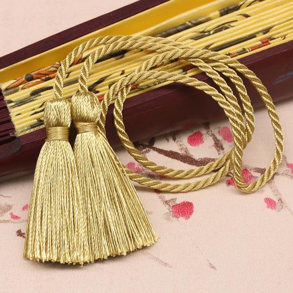 

5pc polyester two head rope tape tassels home textile curtain clothing pendant craft tassels diy clothing decoration material h wmtdke