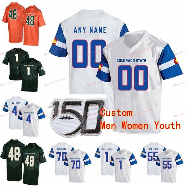 

custom colorado state college football jerseys 48 shaquil barrett 5 kapri bibbs 5 marvin kinsey jr. 5 tinsley men women youth stitched, Black