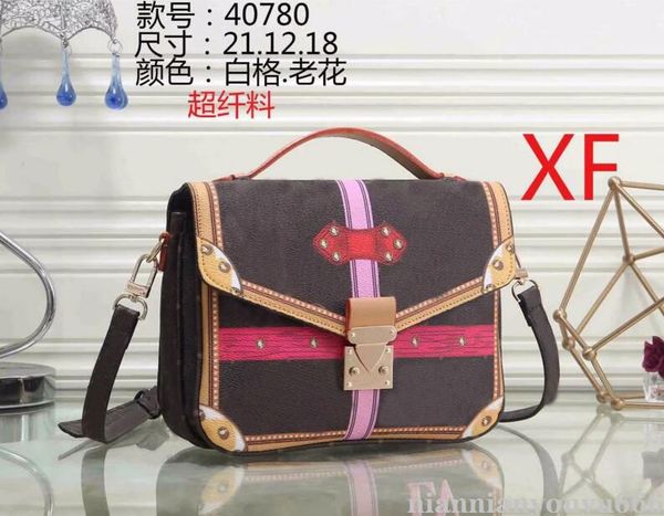 

women designer full black embossing handbags purses shoulder women fashion pu leathe shoulder bag cross body bags m40780