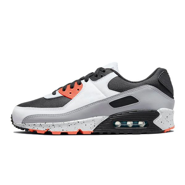 

90 90s mens outdoor shoes turf orange flyleather blue void infrared men women trainers sports sneakers runners, Black