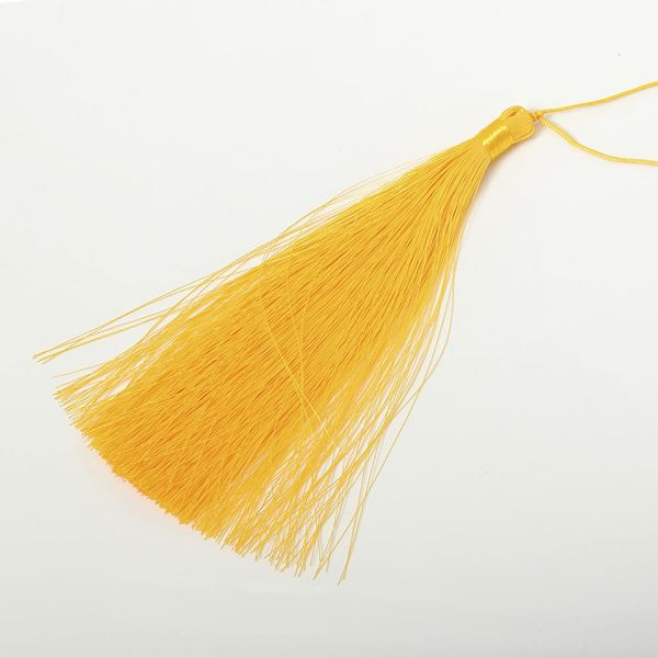 

10pcs 15cm long silk tassel brush charm pendant for diy jewelry making tassel earring handmade clothes crafts findings supplier h jllzay