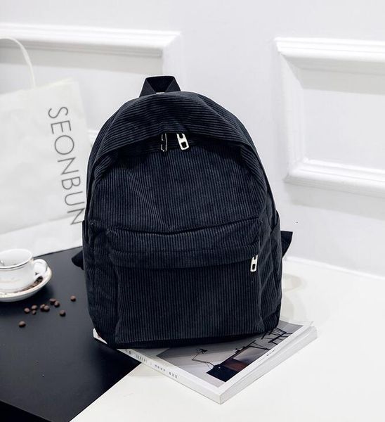 

hbp non-brand new college corduroy front pocket men's and women's backpack large capacity multipurpose student backpack 2 sport.00