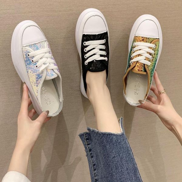 

women shoes baotou half slippers women's new summer 2020 wear versatile net red antiskid pregnant women without rear