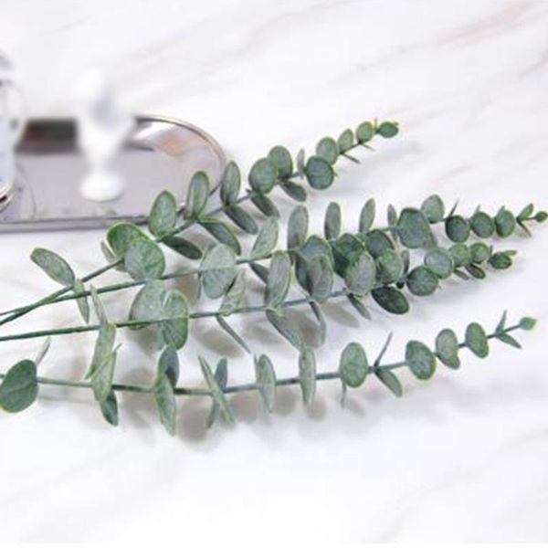

artificial 10 pcs eucalyptus bouquet branches leaves plant home decor gift