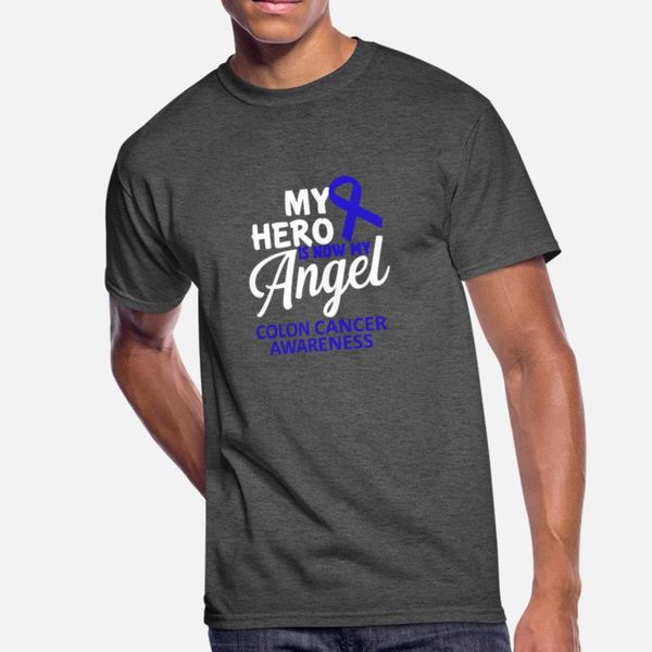 

colon cancer my hero is now my angel colon cancer designers graphic t shirt fit unique vintage tracksuit hoodie sweatshirt
