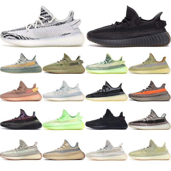 

with socks 2021 yecheil running shoes green men women v2 a3 cloud white black static full reflective sneaker synth citrin 36-46