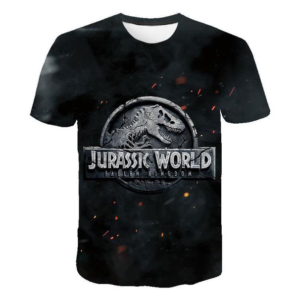 

new jurassic park jurassic world boy girl cool 3d print shirts oversized kawaii anime men clothing
