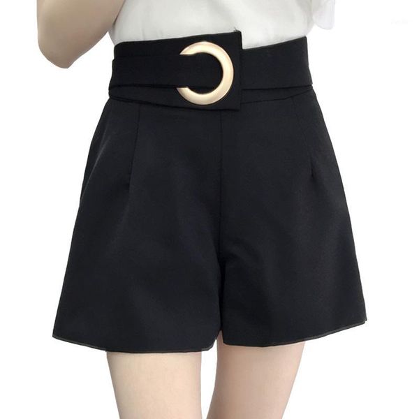 

summer elegant office wear high waist shorts plus size harajuku black shorts korean style mini short ladies short pants women1, White;black