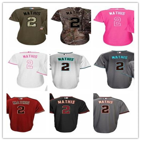 

custom arizona diamondback leave name number 2 jeff mathis baseball jersey men women youth jerseys, Blue;black