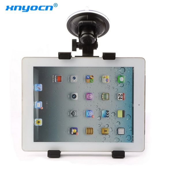 

7 to 10 inch universal tablet holder stand for ipad iphone samsung tab gps car windshield mobile phone mount suction rotary free