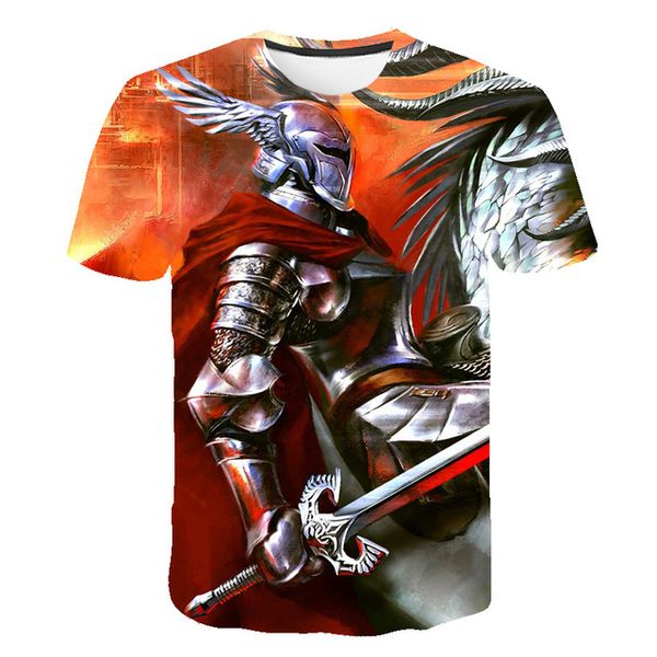 

hero overlord retro print 3d print shirts aesthetic plus size comics men clothing