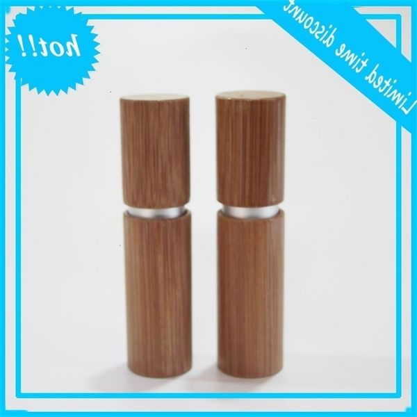 

4g empty bamboo lipstick gloss tube filling lip balm tubes cosmetic packaging material customization sale