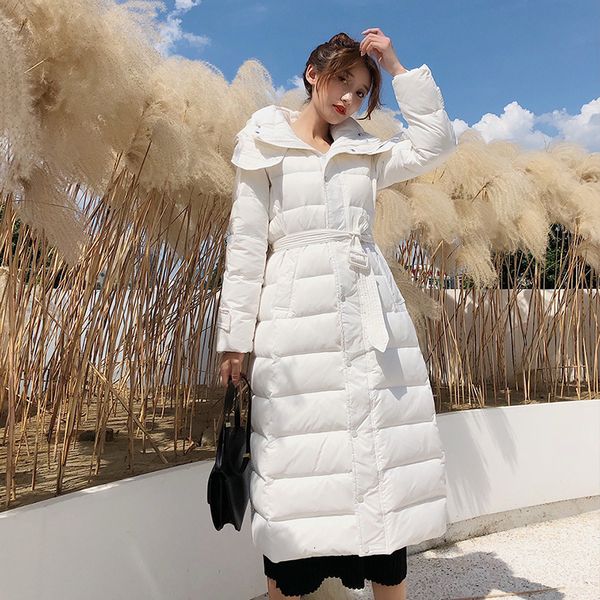 

long feathered parka winter coat for wear
