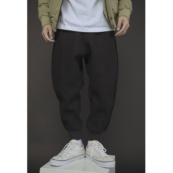 

ahnlj south summer trousers casual dress winter new thickened woolen men's q97pp cut three-dimensional fashionable pants casual pants l, Blue