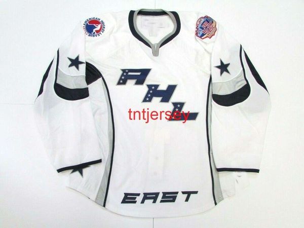 Costume Custom 2012 AHL All Star Game East Hockey Jersey Adicionar Qualquer Nome Número Mens Kids Jersey XS-5XL