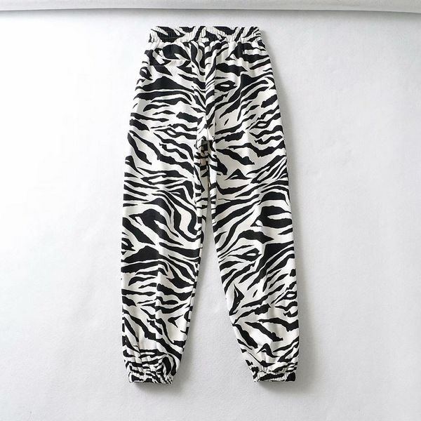 

2021 new womens sweatpants high elastic waist streetwear fashion long trousers spring summer udyd, Black;white