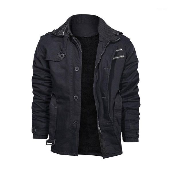

winter jacket menthick warm casual outwear emperor jackets european size dropshipping1, Black