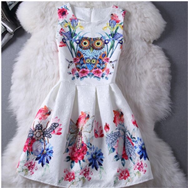 

2021 new womens summer dresses summer women casual print dress european style vest vintage women clothing vestidos dress plus size qqor, Black;gray
