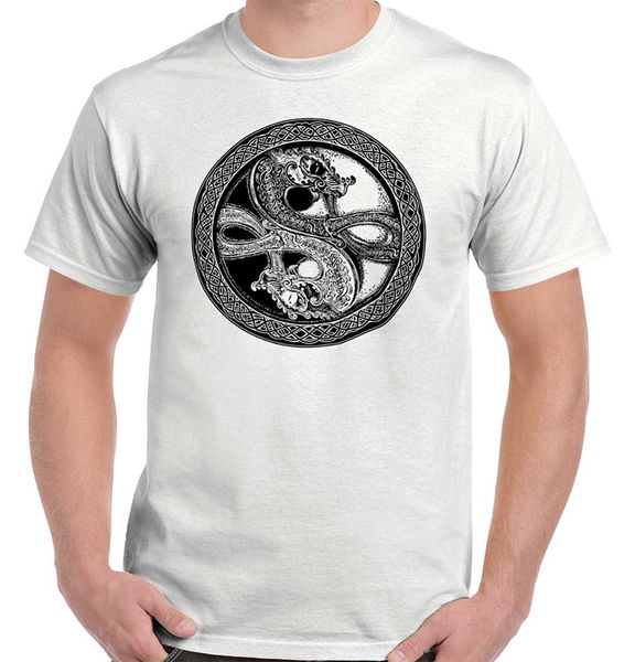 

brisco brands dragon yin yang shirt | mystic spirit animal alchemy new age tee shirt sport hooded sweatshirt hoodie