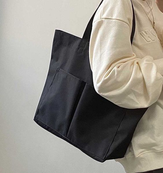 

fashion new women bag tote large messenger girl bag women vintage shoulder shopping casual black ty6776