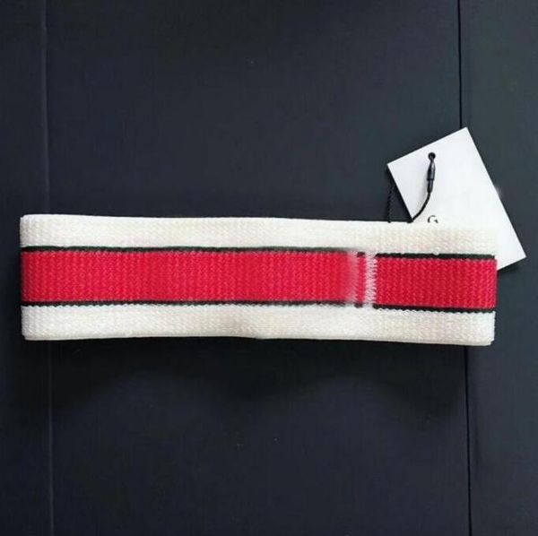 

2022 fashion trends sports headband men's and women's hair resilient braided jacquard brand headbands aaa327, Silver