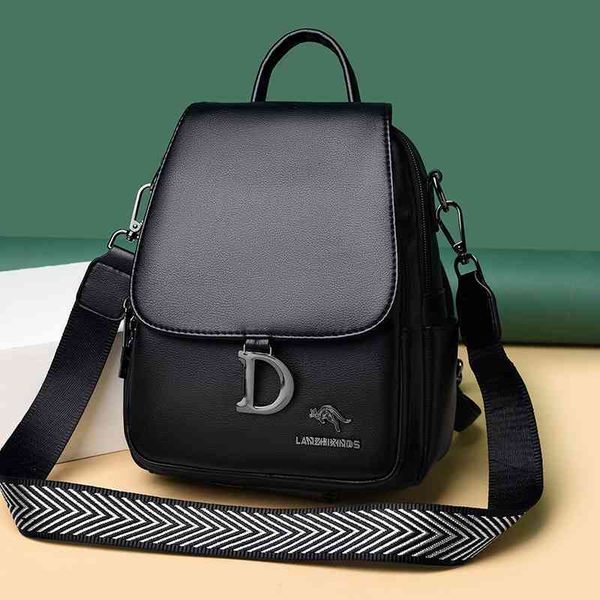 

classic women new versatile soft leather fashion women's back bag multifunctional single shoulder small handbags