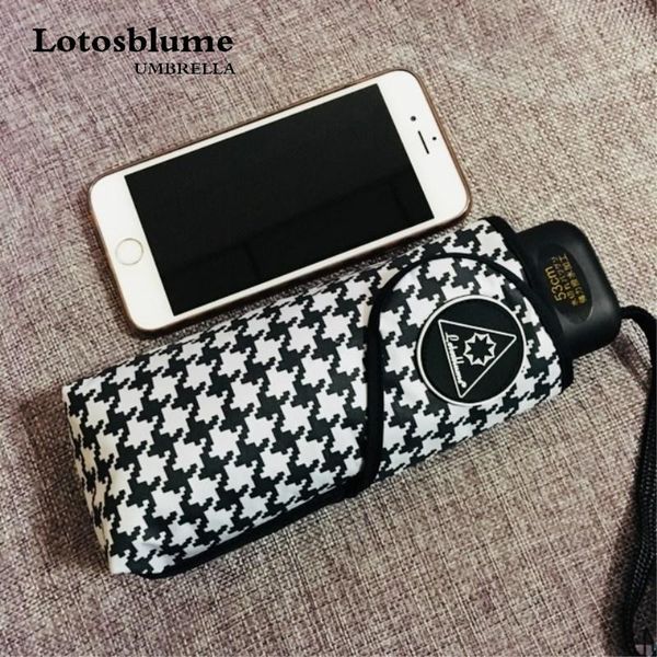 

lotosblume карманный мини зонтик дождь женщины ветрозащитный durable 5 складной вс зонтики портативный солнцезащитный женский зонтик jllema
