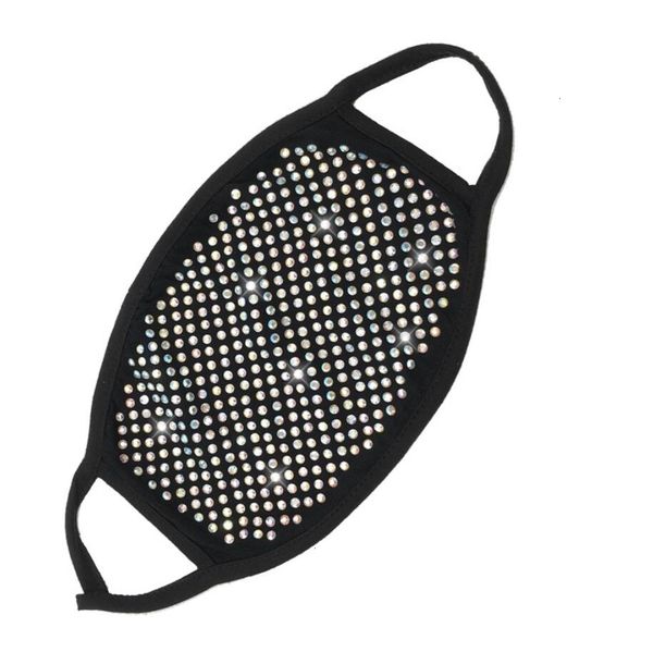 

bling cottoon factory diamond protective dustproof fashion pm2.5 mouth masks washable reusable women colorful rhinestone 4 rpboa